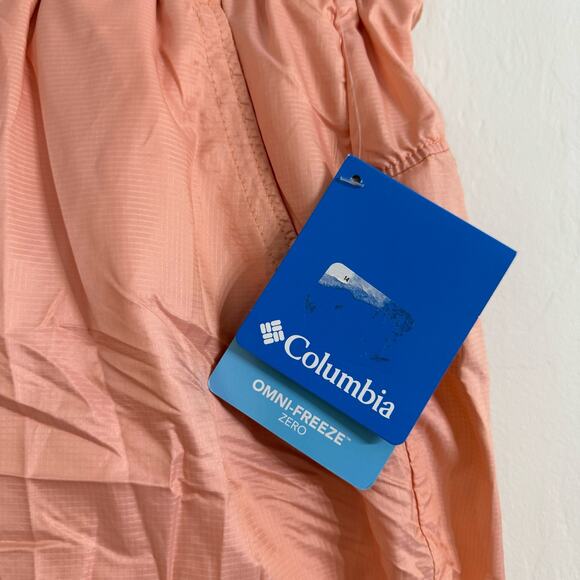 Columbia Omni-Freeze Alpine Chill Zero Iridescent Short Size Small New - Picture 2 of 11